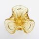 Murano bowl Archimede Seguso Bullicante Sommerso Yellow Gold
