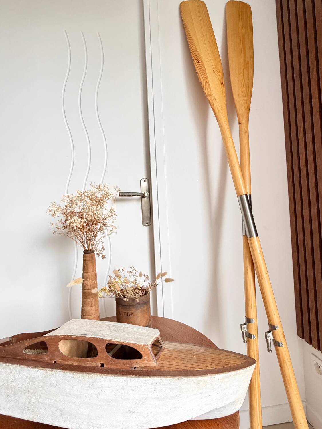 Wooden paddle pairs - Marine Decor / Seaside