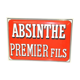 Enamelled plaque "first son absinthe"