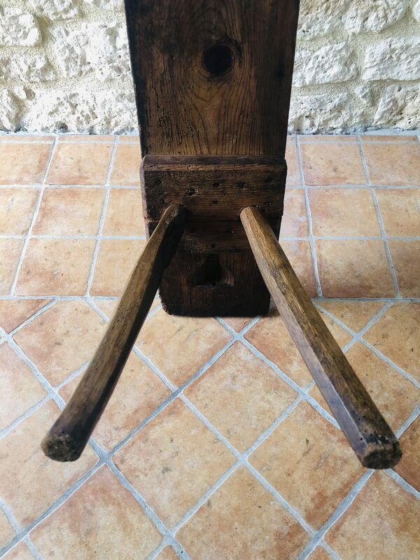 Banc de ferme en chêne , circa 40’s /50’s