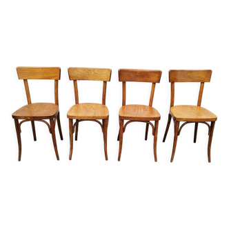 Series of four Thonet chairs