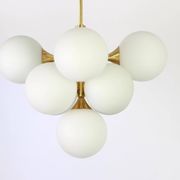 Atomic Lustre in Brass by Kaiser, Germany, 1960s
