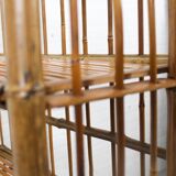 Bamboo Folding Campaign Shelves, France 1920s