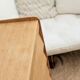 Commode vintage rénovée, années 50-60, chêne blond
