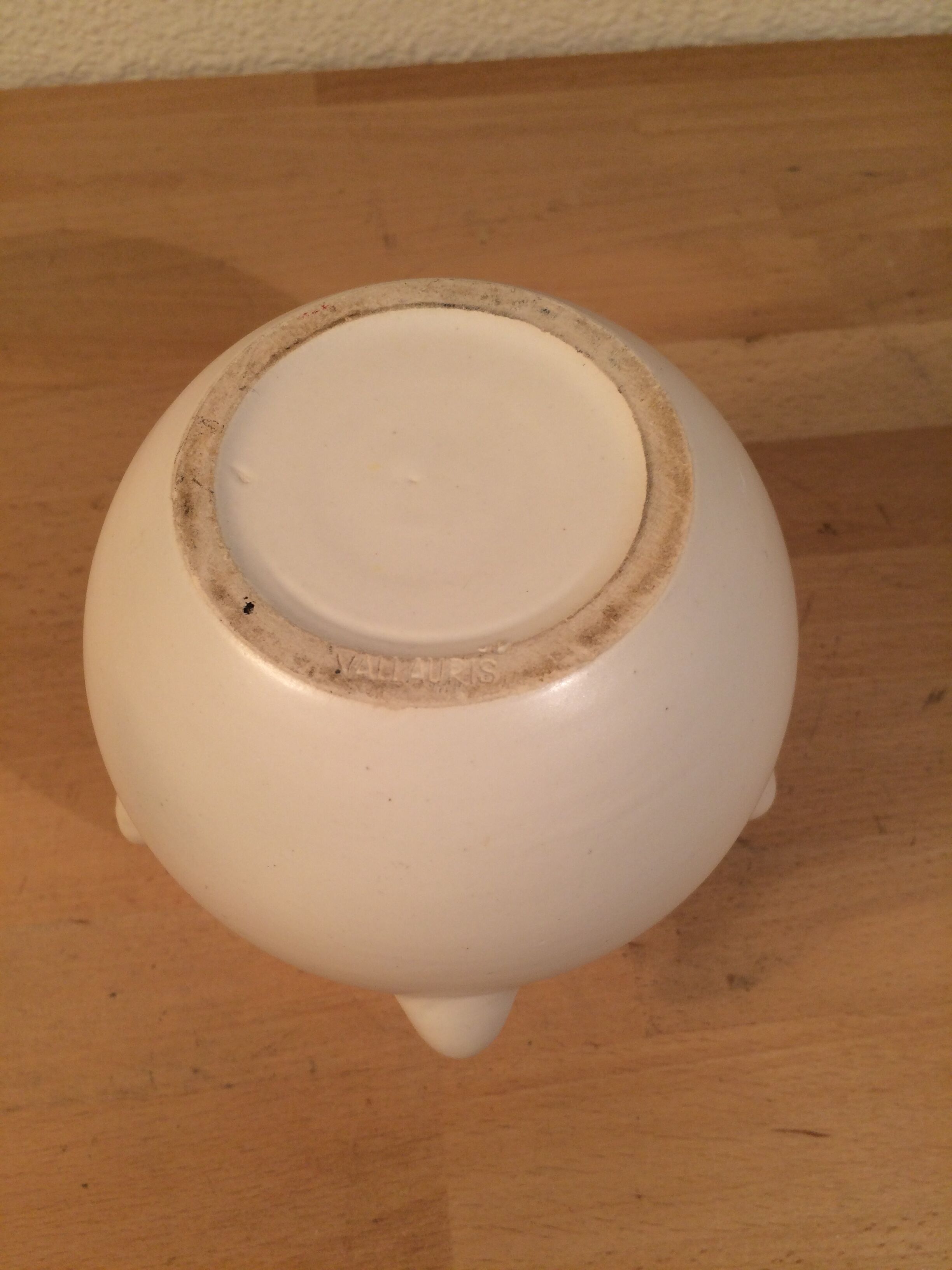 Horned vase André Baud, ceramics of Vallauris