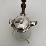 Tripod chocolate jug in silver from the 18th century Farmers General 378 grams