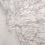 Old map Vendée west coast France 1930