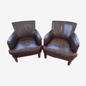 Pair of sky armchairs