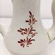 Antique Italian Bassano Vase Pitcher Carafe - Flower Pattern