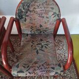 Suite de 4 chaises vintage 1960 Baumann