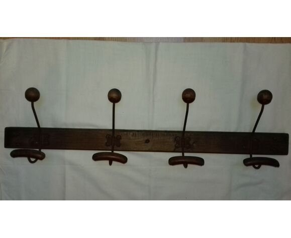 Coat Rack Wood Door Hat And Old Iron Selency Coat Rack Wood Door Hat And Old Iron, Old Wooden Door Coat Rack