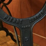 Table de bistrot ancienne Pierre Ouvrier