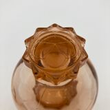 Pink glass shot decanter