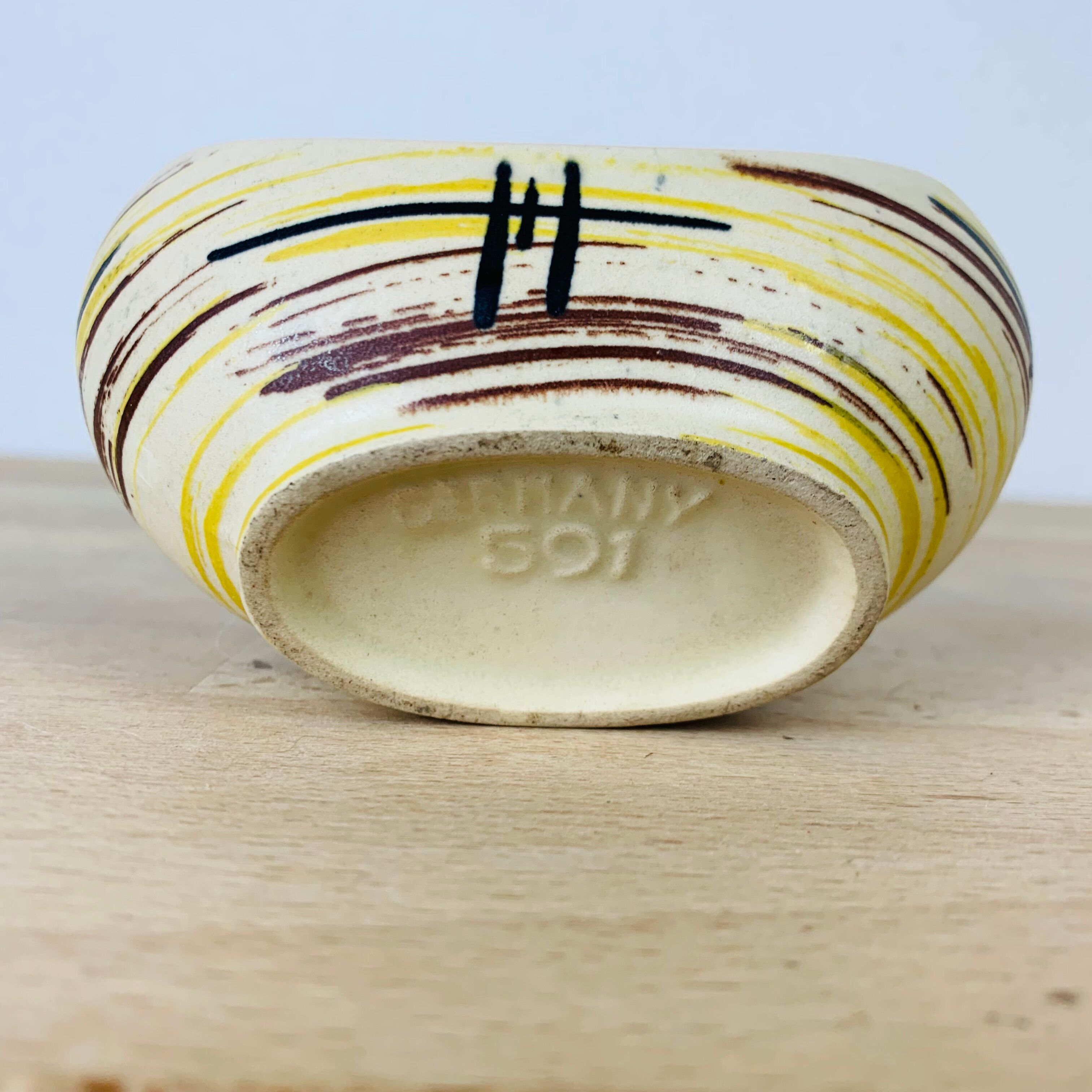 Empty pocket Jasba West Germany ceramic 60s