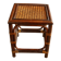 Small side table made of bamboo, rattan and wood - plant stand - Vintage