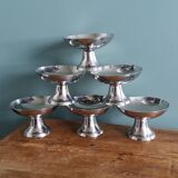 Guy Degrenne stainless steel ice cream cups