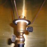 Metal floor lamp from the 60s, tripod base with balls