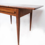 Side table with extensions in teak of Danish design by Silkeborg Furniture, 1960s