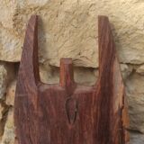 Masque en bois africain en bois d'iroko