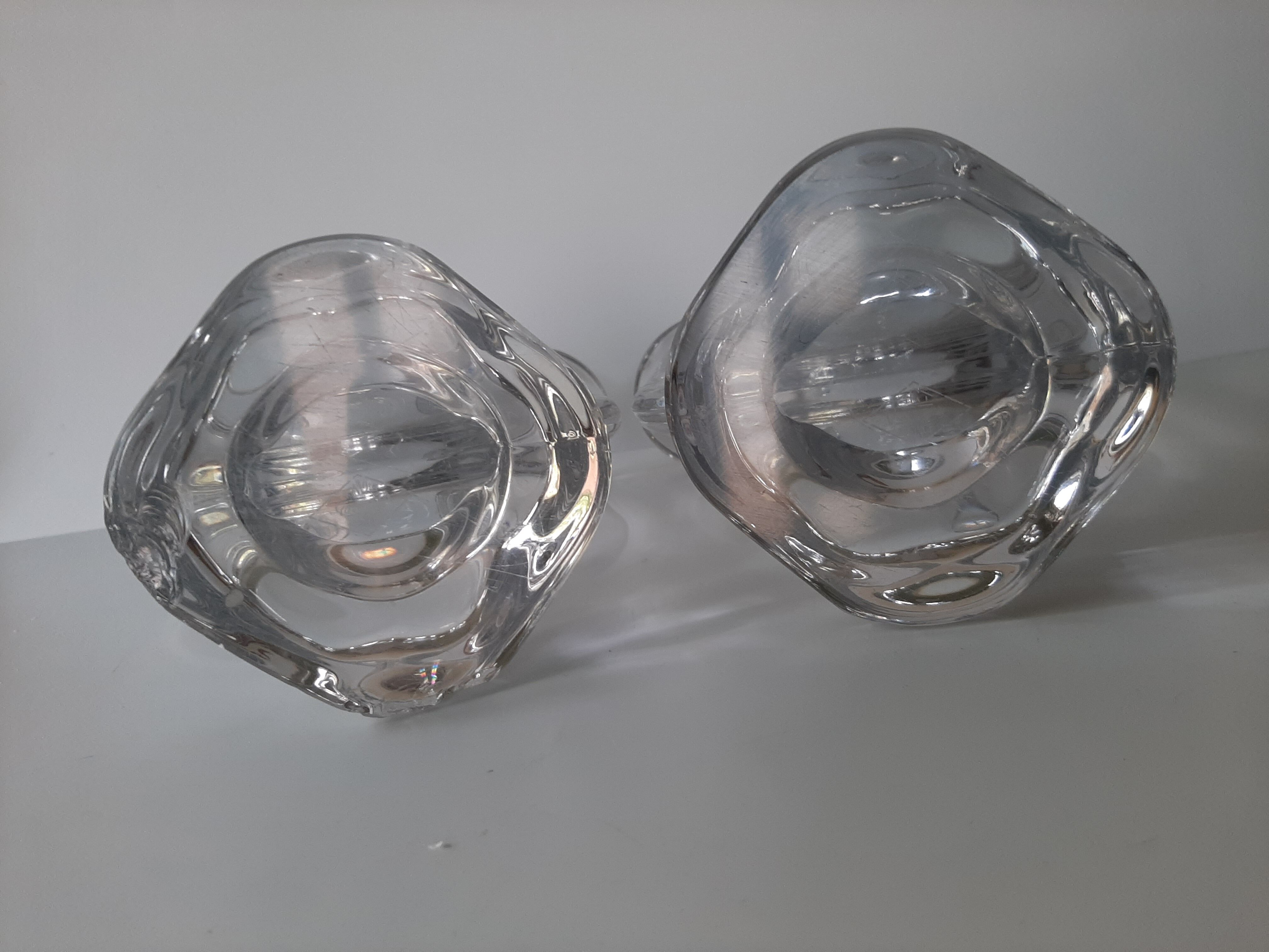 Pair of vintage candle holders