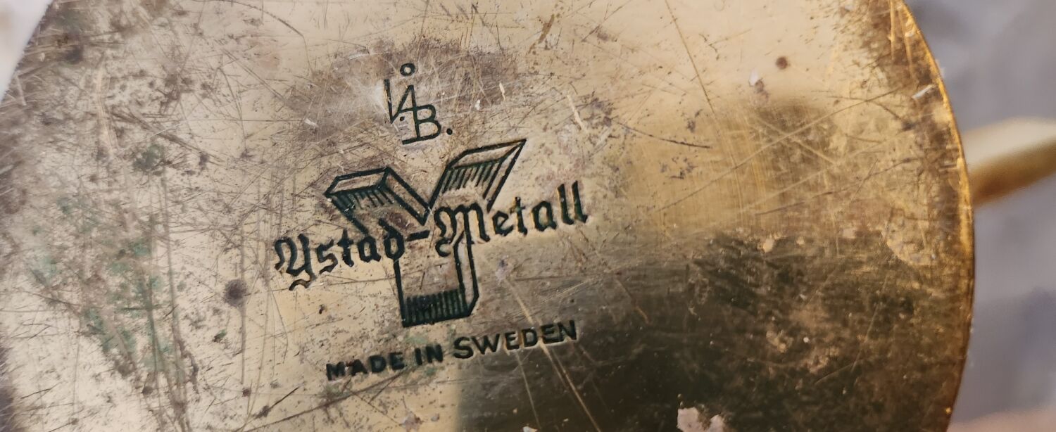 Ystad Metall candle holders Lily model