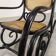 Rocking-chair curved wood