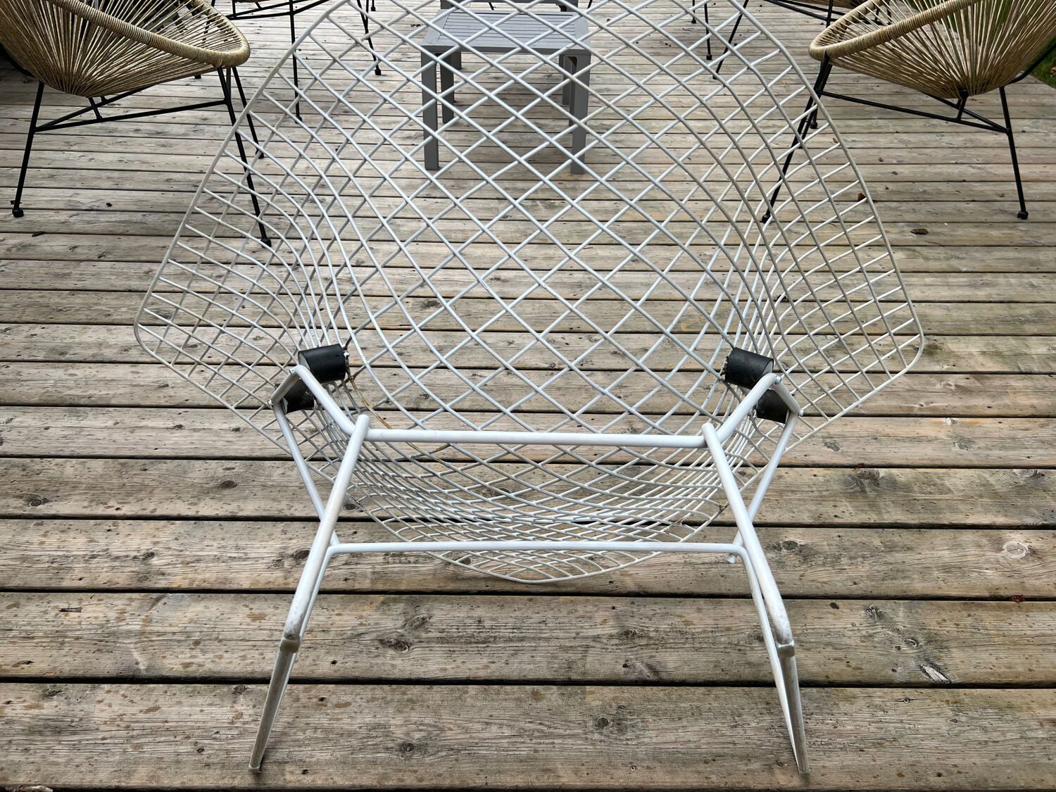 Armchair Bertoia Diamond large