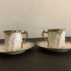 Limoges porcelain coffee service - Chabrol and Poirier - Bac and Périgault - Early twentieth century