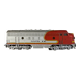 Old train locomotive Marklin Santa fe USA