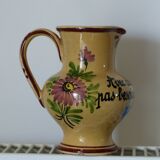 Milk pot faience, Malicorne, Emille Tessier