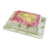 Butter dish in earthenware barboury Salins les bains