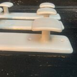 Coat rack, suite of 3 vintage patères