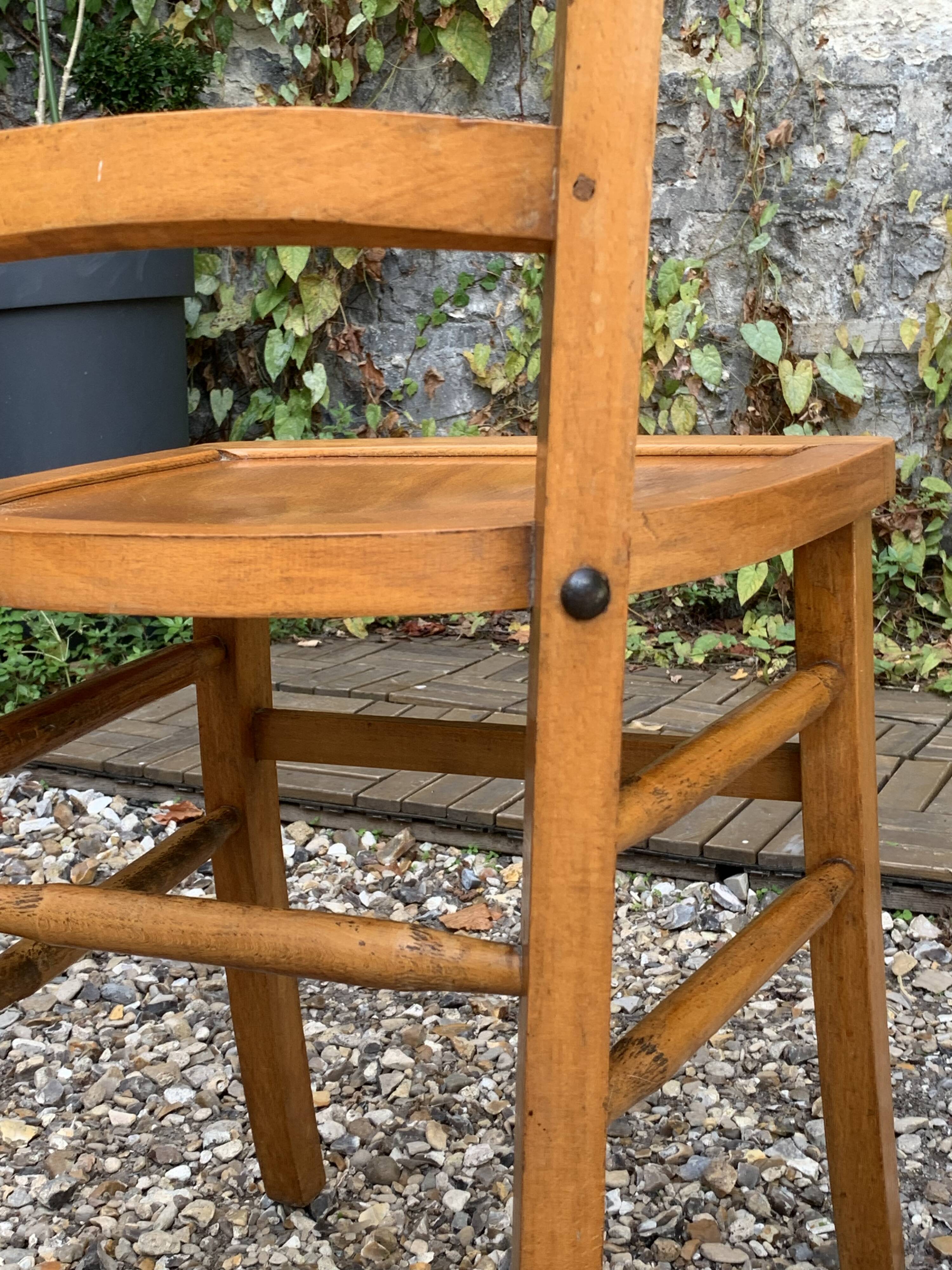 4 vintage Luterma bistro chairs 1940