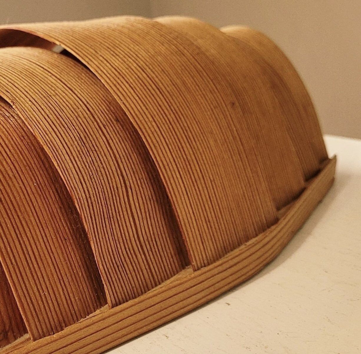 Vintage Danish pine wall lamps, 1960s, set of 2