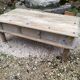 Wooden coffee table