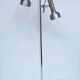 Lampe lampadaire liseuse Delmas vintage années 70 chrome & alu