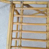 Vintage rattan coffee table
