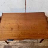 Vintage teak desk Scandinavian look 1960s