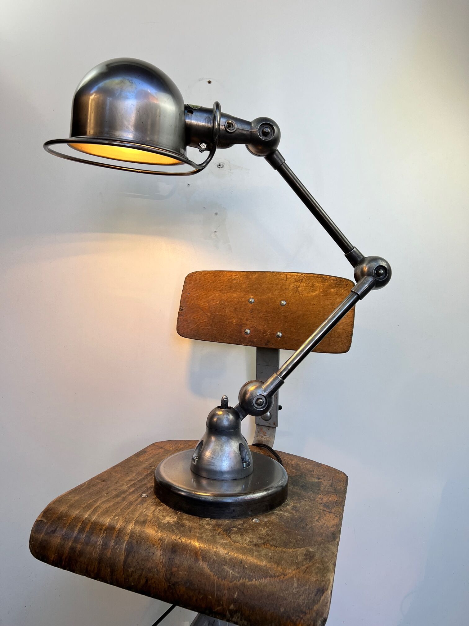 Jielde 2 bras authentic 1950 1960 2 bras 25 cm