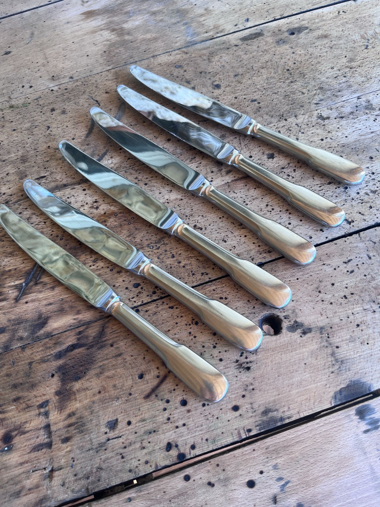 Lot de 6 couteaux Guy Degrenne