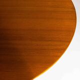 Large tulip table with wooden top by Eero Saarinen, Knoll International 1970s