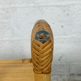 Rattan wall shelf