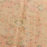 6x9 Vintage Soft Peach Geometric Style Vintage Rug, 175x270 Cm