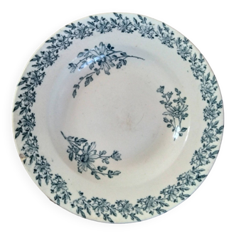 Assiette creuse K&G Luneville modèle Pâquerette