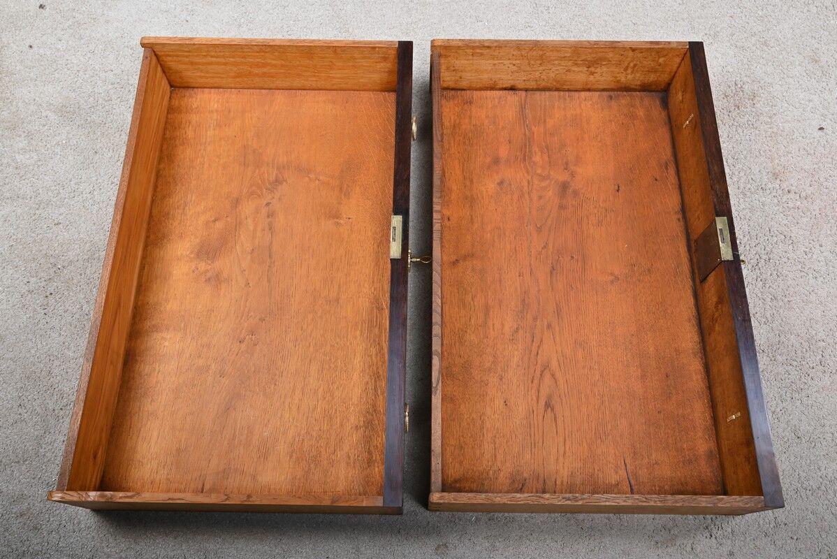 Rosewood and rosewood marquetry commode, Louis XVI style – late 19th century
