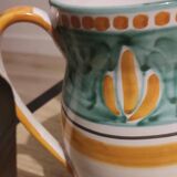 large pitcher Chicken / Birds dipinto r Mano