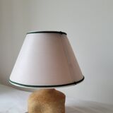 Reconstituted stone bedside lamp