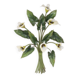 Light wall lamp with Arums / Callas.