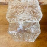 Vintage rectangular whisky decanter 70s