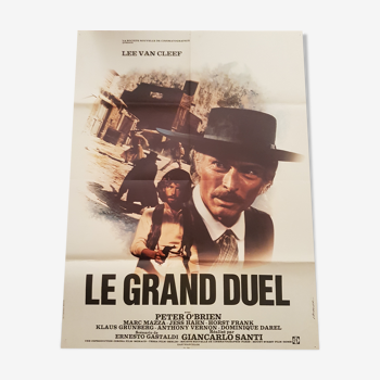 Affiche cinéma lle grand duel